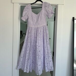 Ivy City Co - Ballerina Dress in Lilac Lace
